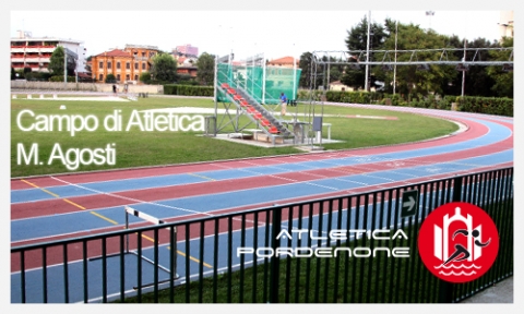 Rifacimento pista e pedane impianto atletica leggera “Mario Agosti” a Pordenone